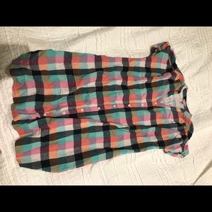 Isabel maternity plaid dress